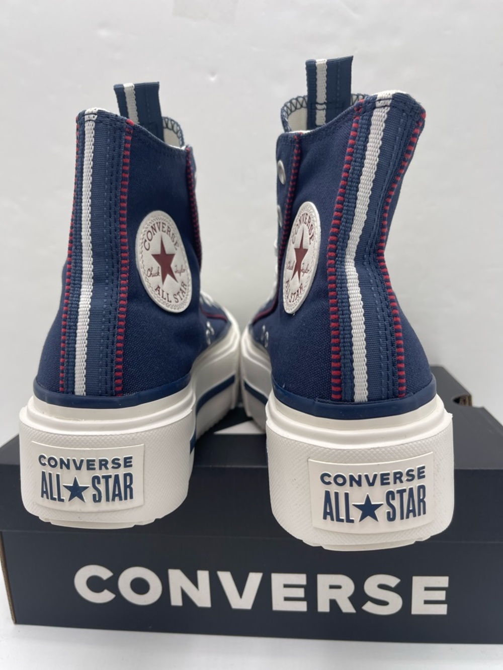 Converse WMNS Chuck Taylor All Star High Top Platform Sneakers Size 7 419252C - Picture 13 of 16